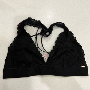 Black Lace Strappy Bralette
